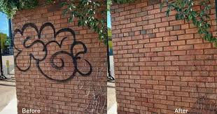 Building graffiti removal services